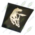 5490-8212102-03 Орнамент КАМАЗ "Конь"; (продавать с держателем НМ01800025) КАМАЗ-УВК