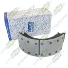 53212-3501090 Колодка тормозная L=425 s=140 (расточенная) без уха; безасбестовые накладки КАМАЗ-УВК