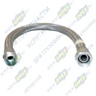 7850-3506060 Шланг тормозной (ГАЙКА+ШТУЦЕР) L=605-655 Г=М22+К27/Ш=М22+К24 в броне компрессора Евро-2 ф20 КАМАЗ-УВК