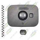 САКД458201.060-01 Зеркало боковое КАМАЗ,МАЗ широкоугольное сферическое (250х180) с подогревом (дополнит.) КАМАЗ-УВК