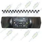 9802.3716-04 Фонарь задний КАМАЗ,ГАЗ,ЗИЛ левый 24в. с подсветкой 320х90; (6 болтов) (световозвращатель) КАМАЗ-УВК