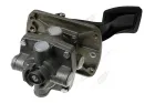 5320-3514108 Кран тормозной 2-х секционный подпедальный (с педалью в СБ); (ГТК Н/О) МАЗ,КамАЗ ЕВРО (8 отверст.М22х1,5/7отверст.ф10) КАМАЗ