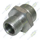 7408.3509270 Фитинг (штуцер) прямой; Рнаруж=М18х1,5/М22х1,5; К=27 L=33 КАМАЗ