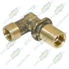 864882 Фитинг (угольник); Рнаруж=М18х1,5/М18х1,5 прям/внутр.конус; L=54х40 КАМАЗ