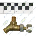 5320-1305010 Кран сливной системы охлаждения; 46х35 Рнаруж=М14х1,5; под шланг ф16 К=17 КАМАЗ