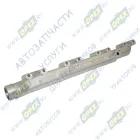 7406.1303104-10 Труба водяная правая Евро силумин ф50 L=630 8отв.ф9 КАМАЗ