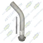 4308-1203015-21 Труба выпускная ф72х76 L=675; квадрат.фланец 3отв. ф10 КАМАЗ