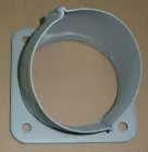 43255-1203015 Патрубок ф120 L=110; фланец 4отв.ф10 вып.Е-3 КАМАЗ