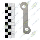 7403.1008078 Шайба С/И (сталь) ф25х103х1,4 2отв.ф11 стопорная выпуск коллектора (Турбо) КАМАЗ