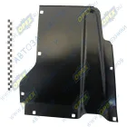 5320-8403277 Щиток (металл) L=410х350 грязевой подножки левый; (голый) КАМАЗ