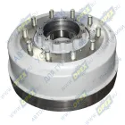 43114-3103007-20 Ступица переднего колеса ф330 h=200 10отв.ф22; без АБС,короткая шпилька(подшипники 27118 и 7518) КАМАЗ