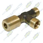 861032 Фитинг Тройник Рнаруж=М18х1,5/М18х1,5/М22х1,5 L=38х73 тормозной системы КАМАЗ