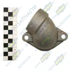 740.1303240 Патрубок перепускной трубы (Урал) водяной кривой L=105 ф48х58 силумин КАМАЗ