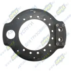 4310-3501012 Суппорт (сталь) dнаруж=340 dвнутр=190 1отв.ф56,12отв.ф12,2отв.ф20,6отв М8 перед.правый КАМАЗ