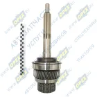 152.1770040 Вал первичный делителя L=470 10 шлицов; шестерни Z=20/20/28 в сб. КПП с шестернями в сб. ЕВРО КАМАЗ