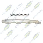 7406.1303105-10 Труба водяная левая Евро силумин ф50 L=600 8отв.ф9 КАМАЗ