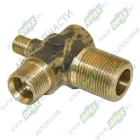 861011-10 Крестовина ГТК М10х1 Р=10/М18х1,5 P=12/М22х1,5 P=23/Рвнут.М12х1,5 торм.системы КАМАЗ-ЕВРО КАМАЗ