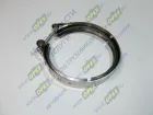45104-1200035-90 Хомут турбокомпрессора V-образный зажим, ф104-112, INOX Cursor Stralis КАМАЗ