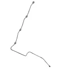 740.11-1104370-10 Трубка ф5; L=1450 кругл.шт10 (5шт) дренажная форсунок; сталь КАМАЗ