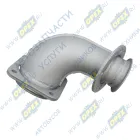 54115-1203010-10 Патрубок ф65/ф90 L1=162 L2=120 квадр.флан.4отв/кругл.фл 8отв.,приемный КАМАЗ-ЕВРО; 8 шпилек КАМАЗ