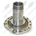 4310-2304085 Цапфа dпосад=255 14отв.ф12 +2отв.ф12х1,25 +4отв.ф8х1,25 L=230 dвала=90 Р=М85х2 ,подкачка слева; штуцер подвода в сальник КАМАЗ