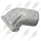 5320-1303058 Патрубок отводящий радиатора силумин L=160 ф70/фланец 2отв.ф10 ,без отвода КАМАЗ