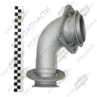 54115-1203010-03 Патрубок ф65/ф90 L1=178 L2=120 квадр.флан.4отв/кругл.фл 8отв.,приемный КАМАЗ-ЕВРО КАМАЗ