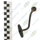 740.11-1011538 Трубка (сталь) ф6; L=130 кругл.шт10/фланец креп.2отв клапана системы смазки в сборе КАМАЗ