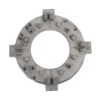 142.1601093 Диск сцепления нажимной ф195х350 h=25 (плита) (отлич. выступами упоров пружин) КАМАЗ