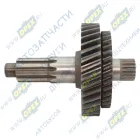 43114-1802026 Вал первичный РК с шестерней в сб. с доп.шестерней для отбора мощности. КАМАЗ