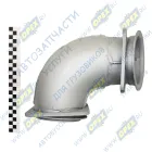43255-1203011-03 Труба ф120 L=410; 2 квадрат.фланца 4отв.ф12 приемная КАМАЗ передняя КАМАЗ