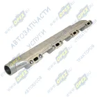 7406.1303104-10 Труба водяная правая Евро силумин ф50 L=630 8отв.ф9 КАМАЗ