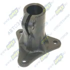 5410-8404151 Держатель фвнутр=42 L=130 треуг.фланец 3отв.ф12, под трубу, заднего крыла КАМАЗ