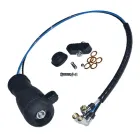 412-1703007-10 Рычаг переключения КПП КАМАЗ L=140 (трехтрубная) со встроенным краном делителя КАМАЗ