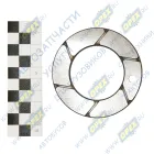 5320-3001028 Шайба С/И плоская (сталь) 46х78х5 опорного подш.шкворня регулир, с насечками с 1отв.под штифт КАМАЗ