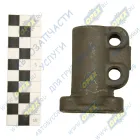 14.1703296 Фланец квадрат. 55х55; Рвнутр=М24х2; h=75; 4отв.ф12/4отв.М10х1,25 КПП тяги промежуточной КАМАЗ