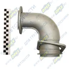 54115-1203010-06 Патрубок ф65/ф90 L1=147 L2=155 квадр.флан.4отв/кругл.фл 8отв.,приемный КАМАЗ-ЕВРО; 8 шпилек КАМАЗ