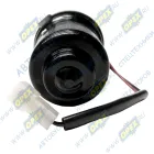 МЭ236 Электродвигатель (мотор) отопителя ГАЗ, УАЗ,ИЖ 12В 25Вт ф62 L=140; фишка 2 плоск.клеммы, шток=8,; 25вт КЗАЭ