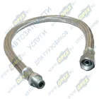 К5320-3506060-20 Шланг тормоз. ф19 L=630-650 Г=М20+К24/Ш=М16+К22 в стальной оплетке гибкий КМД