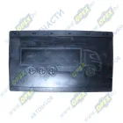 54321-8511111 Брызговик (РТИ) 680х390 нижний, (для 544069-320-020) КММЗ