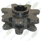 КО-104.01.03.008 Звездочка привода пескоразбрасывателя Z=7/8 шлиц,КО-713, КО-806, КО-823, КО-829 под якорную цепь А1-16х44 Комтехмаш