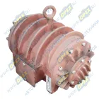 КО-503.02.14.100-04Ч1СБ Насос вакуумный прав. вращения КО-503В-2, КО-503В-3-01, КО-522Б, КО-522Г, КО-522Г Е4, КО-522Г-01 Е4; лопатки текстолит Комтехмаш