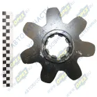 КО-104.01.03.008 Звездочка привода пескоразбрасывателя Z=7/8 шлиц,КО-713, КО-806, КО-823, КО-829 под якорную цепь А1-16х44 Комтехмаш