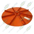 КО-829Б.20.00.000 Диск пескоразбрасывателя КО-829Б в сборе, D=600мм,ф.вн.=26/32 Комтехмаш