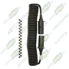 5410-3724706 Кабель (24В; ISO1185 (Type N) 7 полюсов) электрический прицепа (спиральный) L=7500; с вилками ПС325 пластик (кабель-Р-3519103Е) КонтурАвтоЖгут