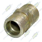 346835 Фитинг (штуцер) прямой; Рнаруж=М22х1,5/М22х1,5; К=22 L=38 КрАЗ