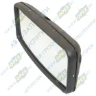 МОД.204-02 Зеркало (ПВХ) основное сфера с подогревом (24В) КамАЗ,МАЗ,Урал,ЛиАЗ,ПАЗ,КрАЗ; 195х415  (24В) фишка 2 плоск.клеммы мод.204-02 КРУГОБЗОР