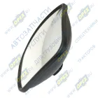МОД-404-02 Зеркало (ПВХ) боковое КАМАЗ,МАЗ 24V 227х227 широкоугольное сфера с подогревом (дополнит.) КРУГОБЗОР