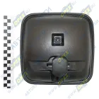 МОД-404-02 Зеркало (ПВХ) боковое КАМАЗ,МАЗ 24V 227х227 широкоугольное сфера с подогревом (дополнит.) КРУГОБЗОР