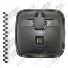 МОД.404 Зеркало (ПВХ) боковое КАМАЗ,МАЗ широкоугольное сферическое без обогрева (227х227х83); (235х235) КРУГОБЗОР